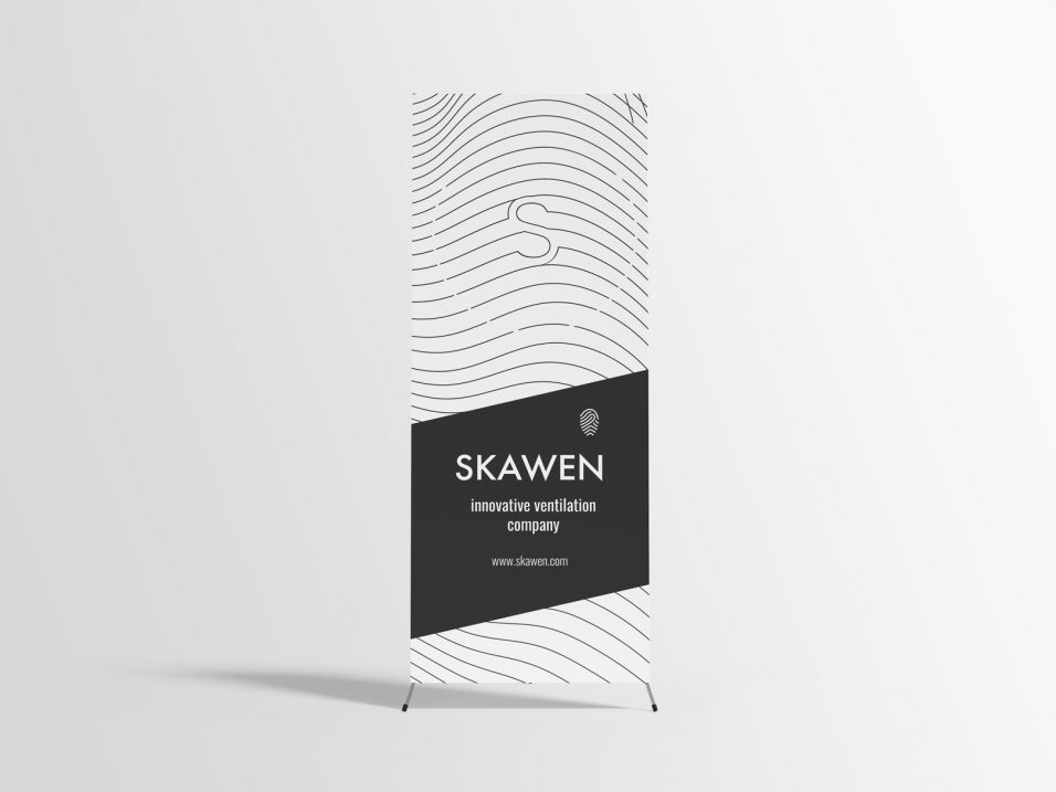 Skawen branding, billboard